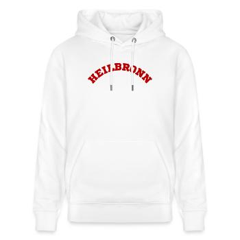 Heilbronn - Stanley/Stella Unisex Bio-Hoodie CRUISER  - Weiß - Vorne - Alina (178cm) & Michal (187cm)