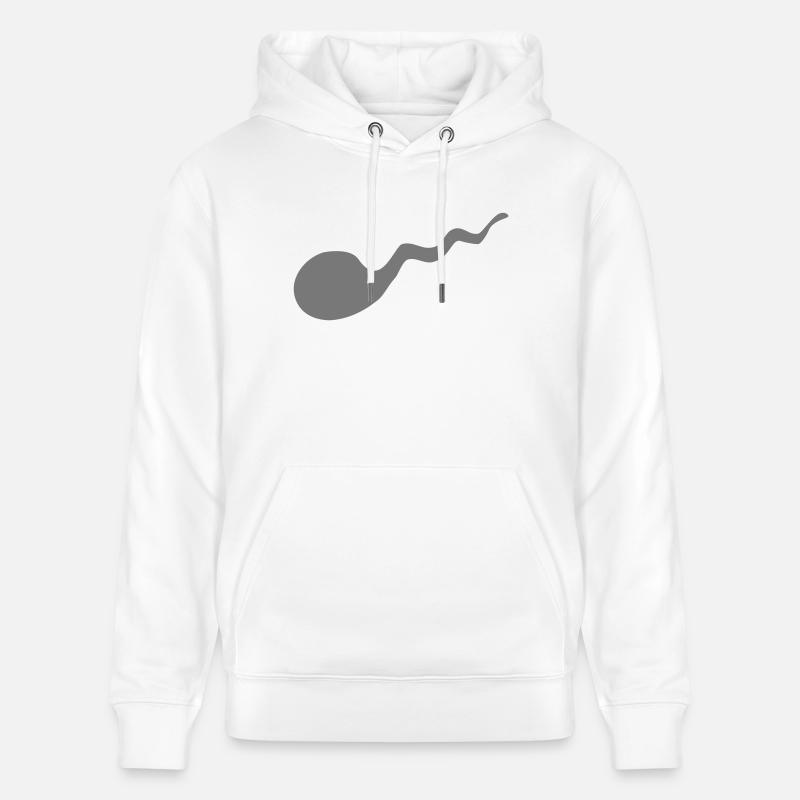 Semence - Sweat à capuche bio CRUISER Stanley/Stella Unisexe - blanc