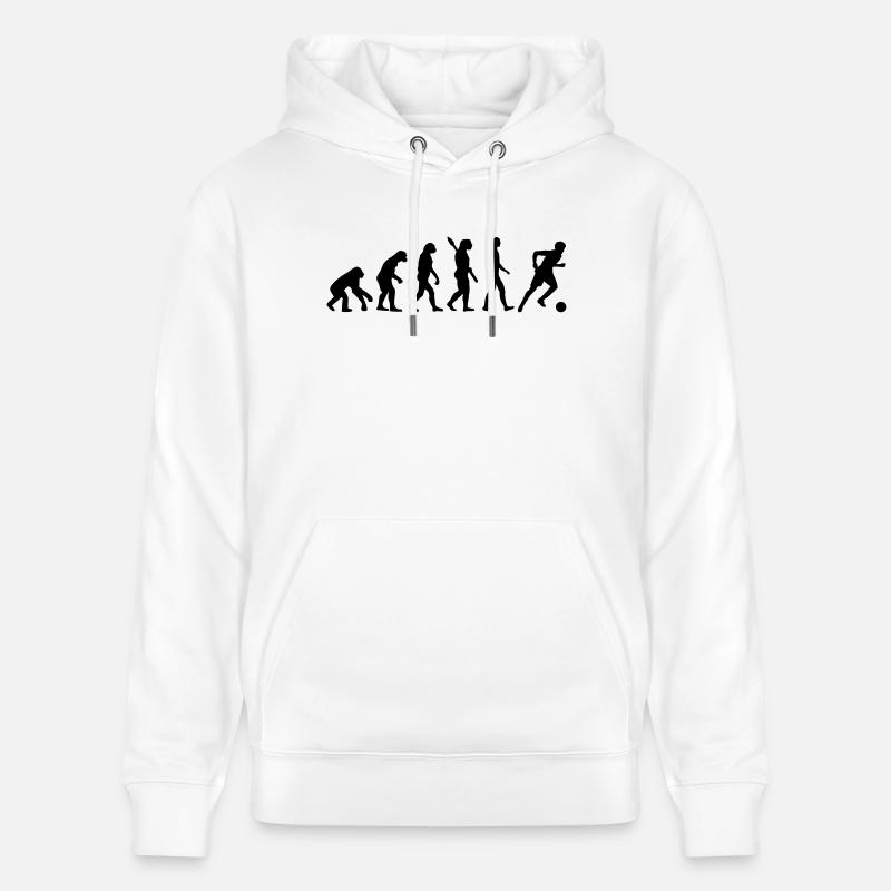 Évolution Foot - Sweat à capuche bio CRUISER Stanley/Stella Unisexe - blanc