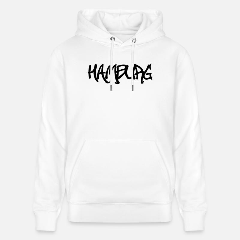 Hamburg Graffiti - Stanley/Stella Unisex Bio-Hoodie CRUISER - Weiß