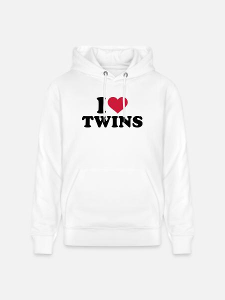 Zwillinge - Stanley/Stella Unisex Bio-Hoodie CRUISER - Weiß