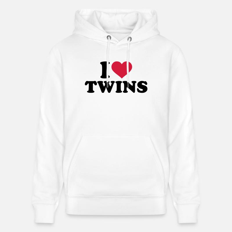 Zwillinge - Stanley/Stella Unisex Bio-Hoodie CRUISER  - Weiß