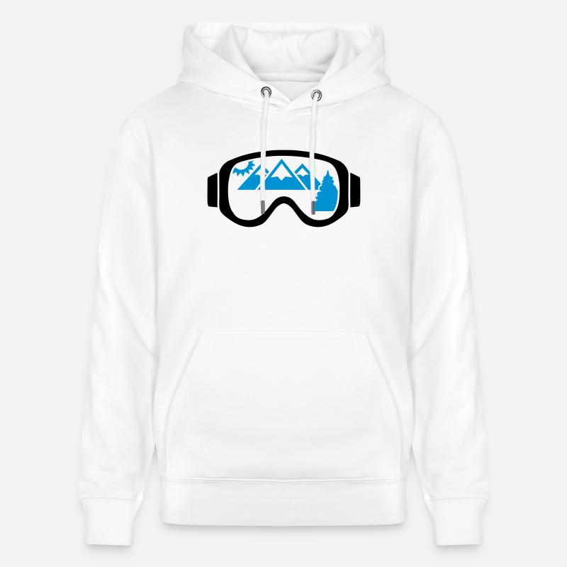 Skibrille - Stanley/Stella Unisex Bio-Hoodie CRUISER  - Weiß