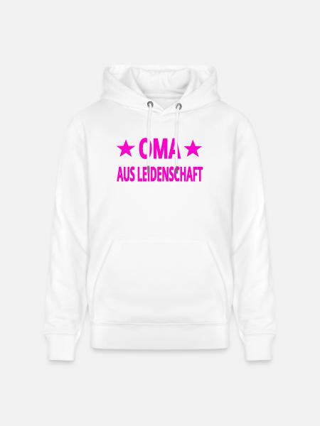 Oma - Stanley/Stella Unisex Bio-Hoodie CRUISER - Weiß