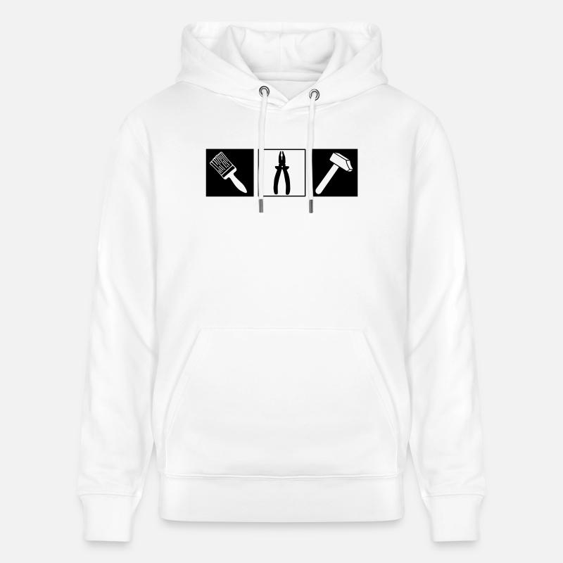Gardien - Artisans - Sweat à capuche bio CRUISER Stanley/Stella Unisexe - blanc
