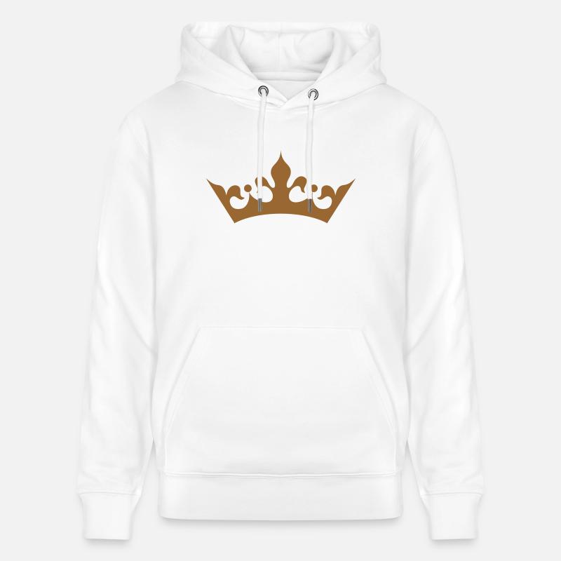 FR - Couronne - Sweat à capuche bio CRUISER Stanley/Stella Unisexe - blanc