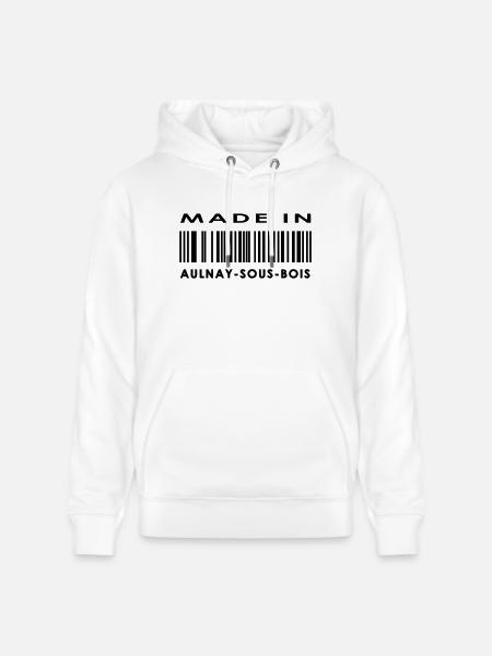 Aulnay-sous-Bois - Stanley/Stella CRUISER Unisex Organic Hoodie - white