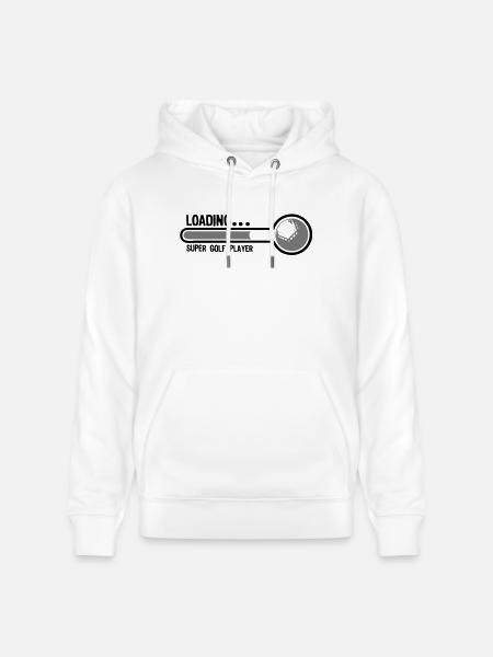 golf balle loading super player1 - Sweat à capuche bio CRUISER Stanley/Stella Unisexe - blanc