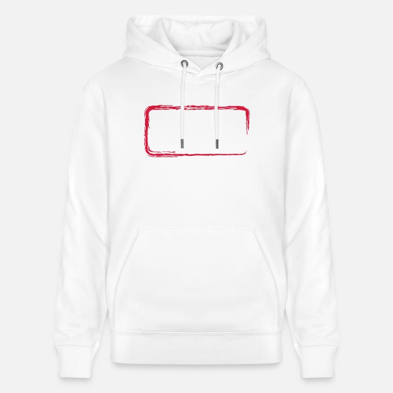 Rahmen_01 - Sweat à capuche bio CRUISER Stanley/Stella Unisexe - blanc