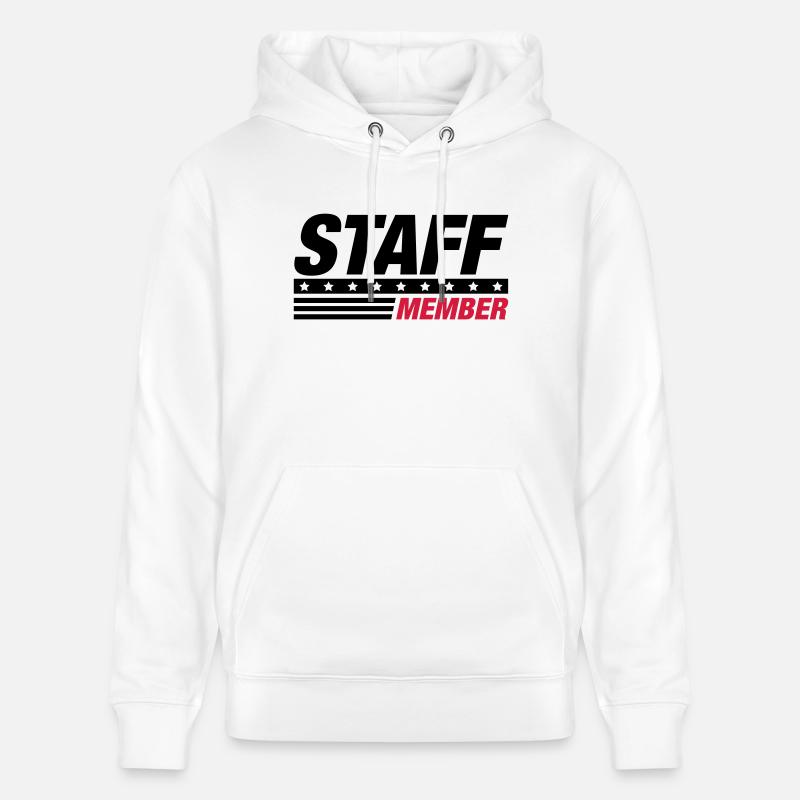 staff_member_yx2 - Sweat à capuche bio CRUISER Stanley/Stella Unisexe - blanc