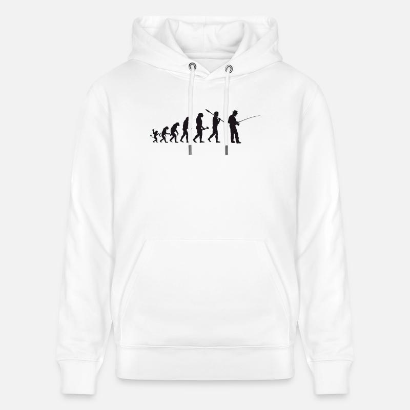 evolution fishing - Sweat à capuche bio CRUISER Stanley/Stella Unisexe - blanc