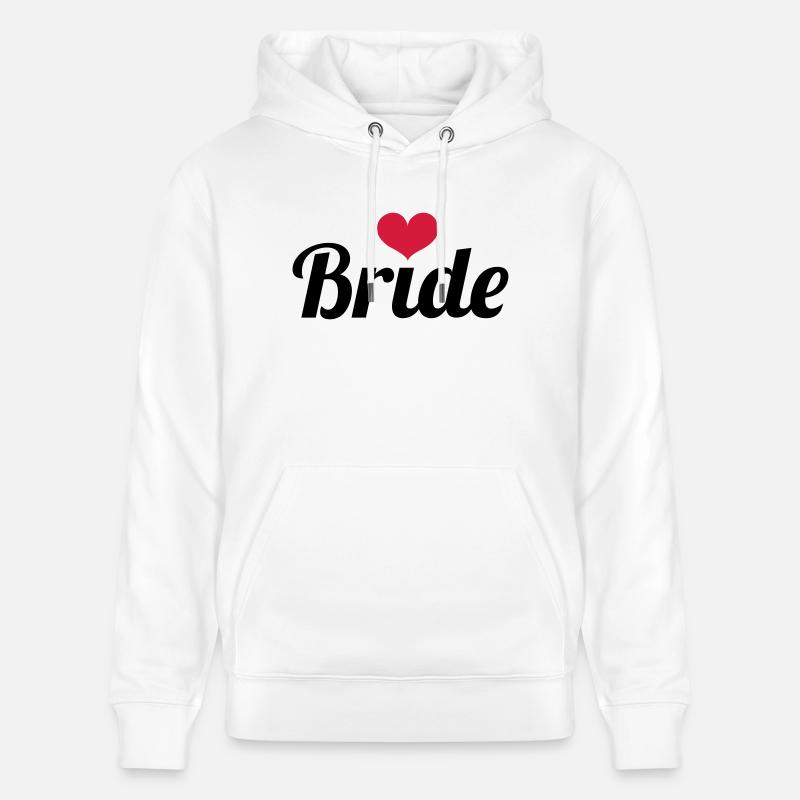 Bride - Wedding - Sweat à capuche bio CRUISER Stanley/Stella Unisexe - blanc