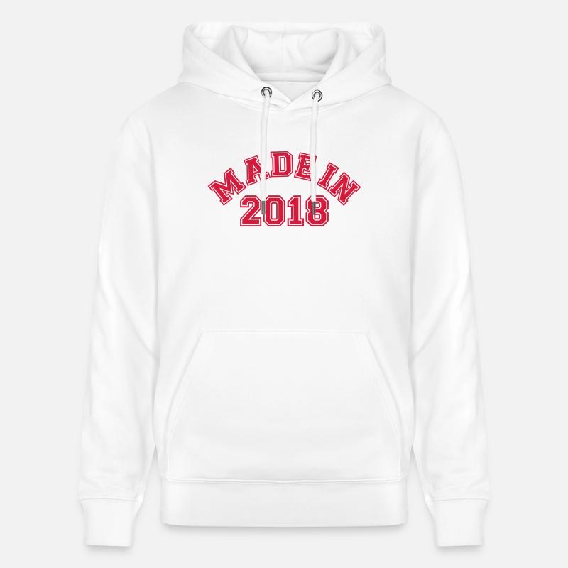 2018 - Sweat à capuche bio CRUISER Stanley/Stella Unisexe - blanc
