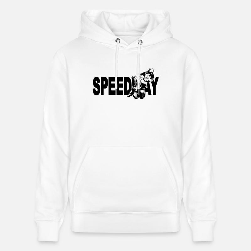 Speedway Racing - Sweat à capuche bio CRUISER Stanley/Stella Unisexe - blanc