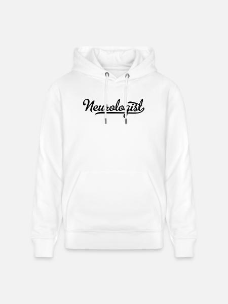 Neurologist - Stanley/Stella CRUISER Unisex Organic Hoodie - white