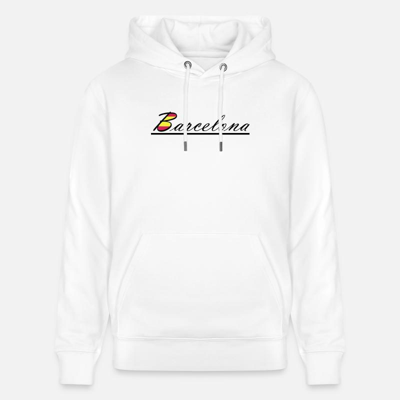 Barcelone - Sweat à capuche bio CRUISER Stanley/Stella Unisexe - blanc