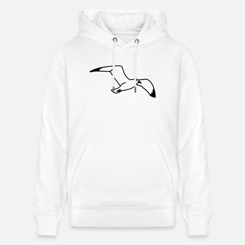 Möwe - Stanley/Stella Unisex Bio-Hoodie CRUISER  - Weiß