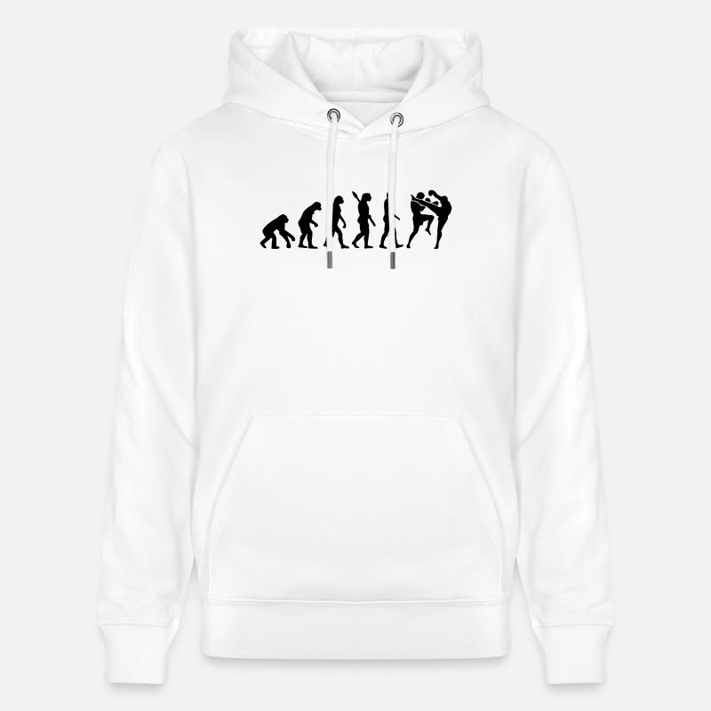 Evolution Muay Thai - Stanley/Stella CRUISER Unisex Organic Hoodie - white