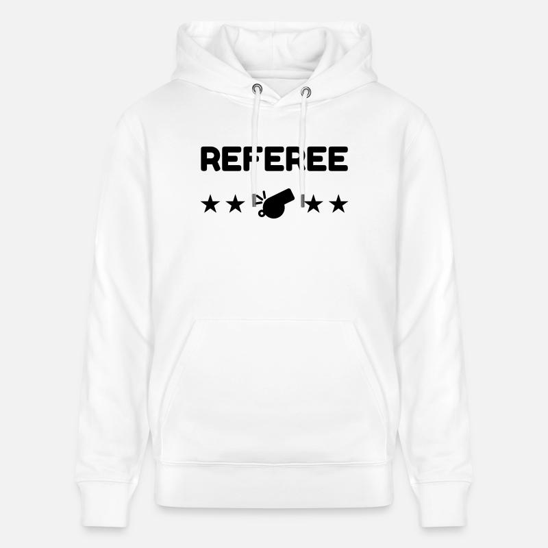 Arbitre / Arbitrage / Sport / Sifflet - Sweat à capuche bio CRUISER Stanley/Stella Unisexe - blanc