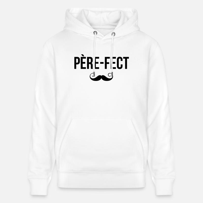 Père-fect idée cadeau papa - Sweat à capuche bio CRUISER Stanley/Stella Unisexe - blanc