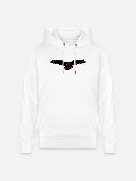 Aigle, Eagle - Sweat à capuche bio CRUISER Stanley/Stella Unisexe - blanc