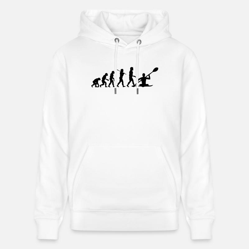 Kayaking - Kayak Evolution - Sweat à capuche bio CRUISER Stanley/Stella Unisexe - blanc