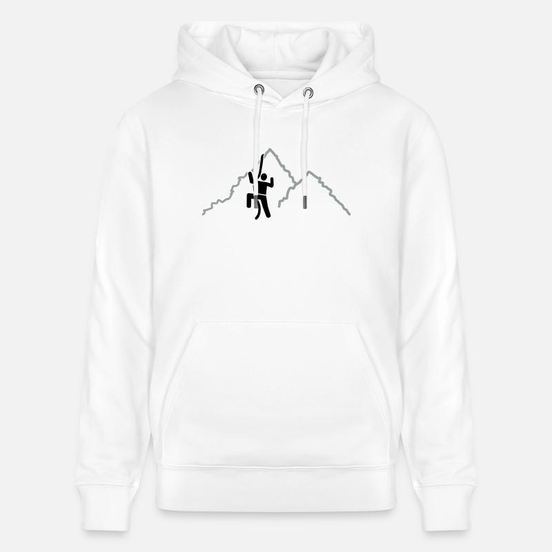 Escalade - Sweat à capuche bio CRUISER Stanley/Stella Unisexe - blanc