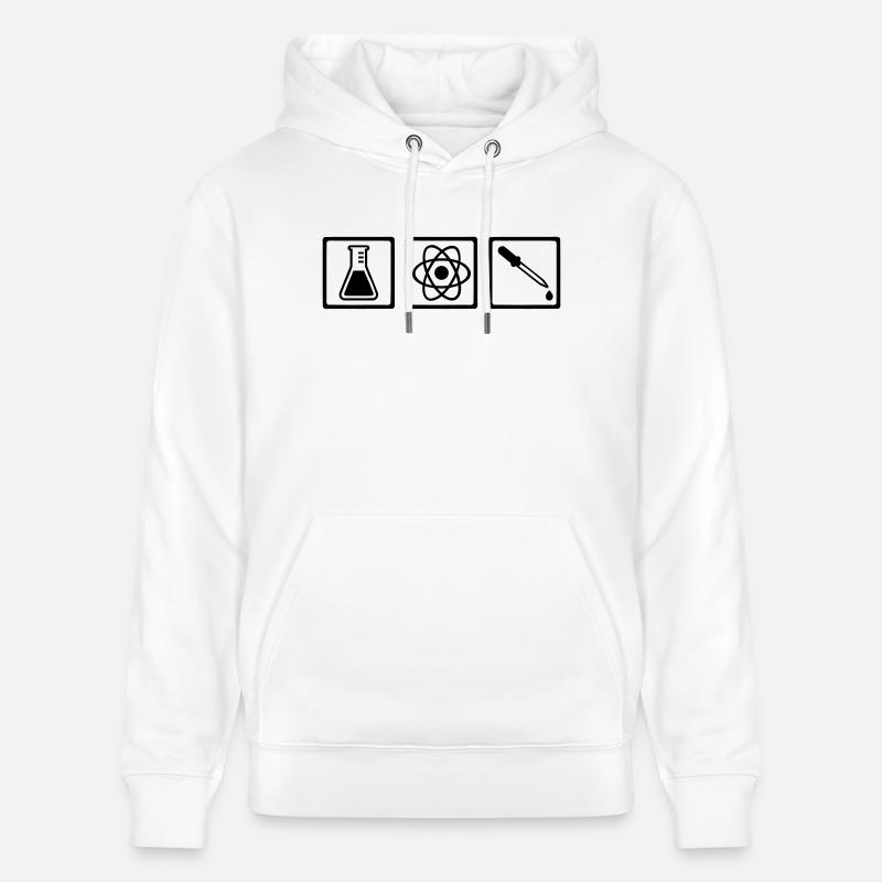 Chimiste - Sweat à capuche bio CRUISER Stanley/Stella Unisexe - blanc