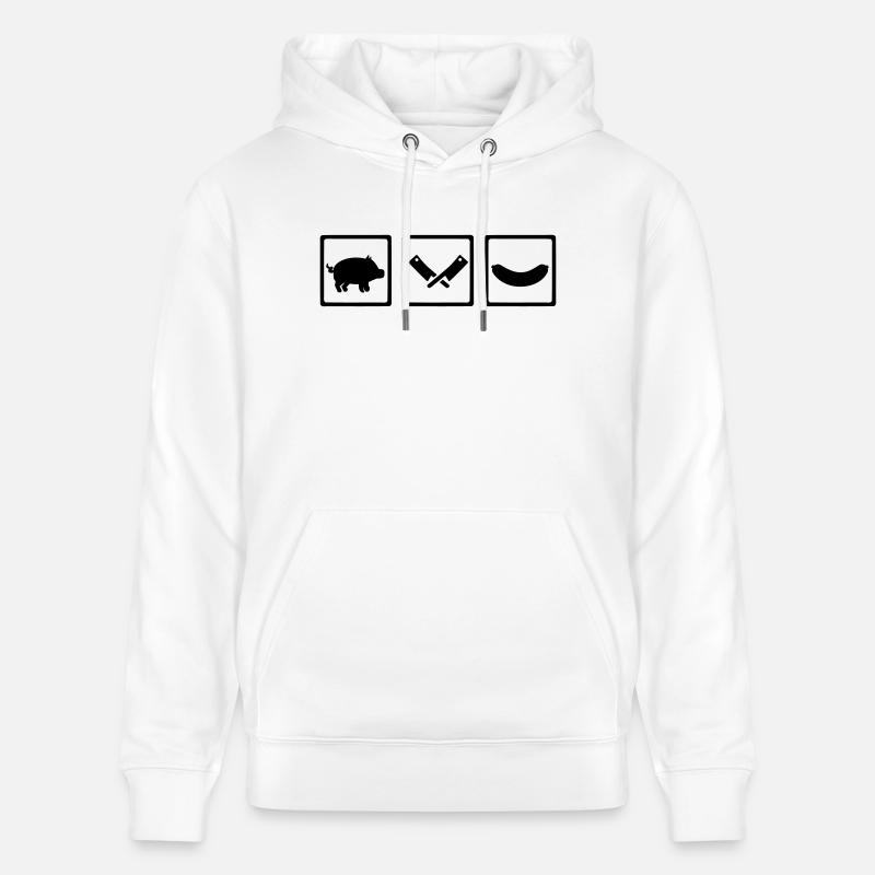 Fleischer - Stanley/Stella Unisex Bio-Hoodie CRUISER  - Weiß
