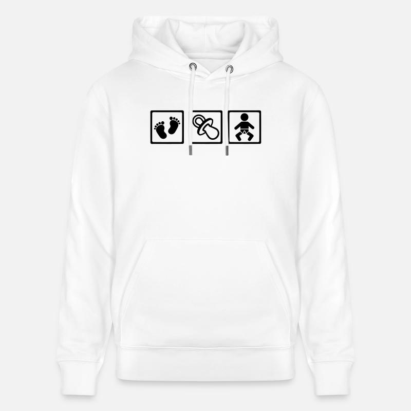 Bébé - Sweat à capuche bio CRUISER Stanley/Stella Unisexe - blanc