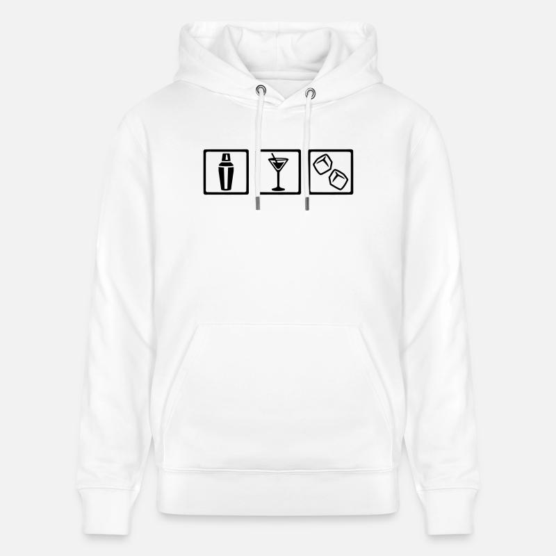 Barkeeper - Sweat à capuche bio CRUISER Stanley/Stella Unisexe - blanc