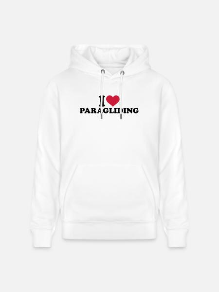 Paragliding - Stanley/Stella Unisex Bio-Hoodie CRUISER - Weiß
