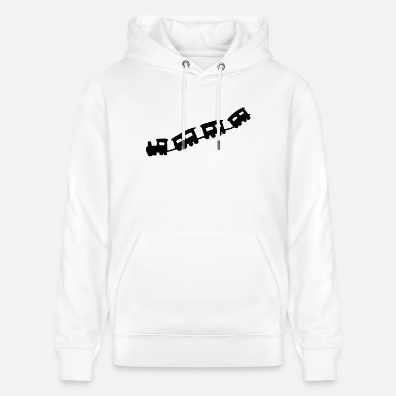 train - Sweat à capuche bio CRUISER Stanley/Stella Unisexe - blanc