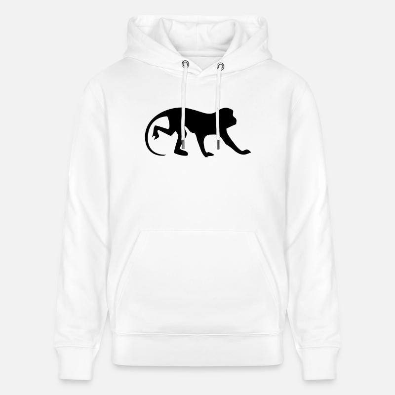 affe_90 - Stanley/Stella Unisex Bio-Hoodie CRUISER  - Weiß