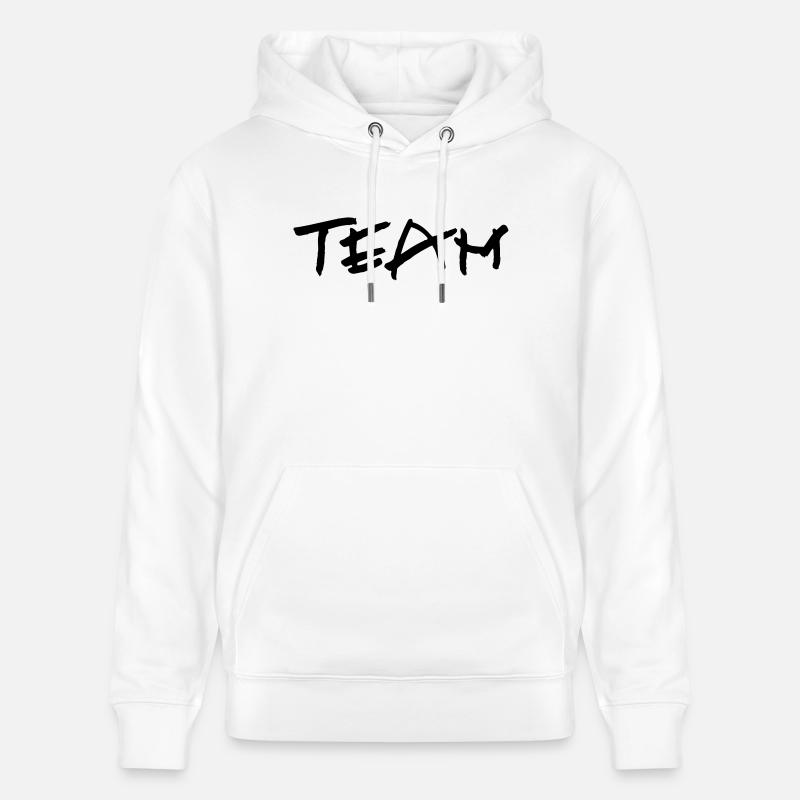 kl_team_vec_1 fr - Sweat à capuche bio CRUISER Stanley/Stella Unisexe - blanc
