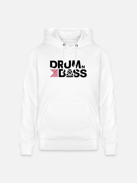 Drum n Bass - Stanley/Stella Unisex Bio-Hoodie CRUISER  - Weiß
