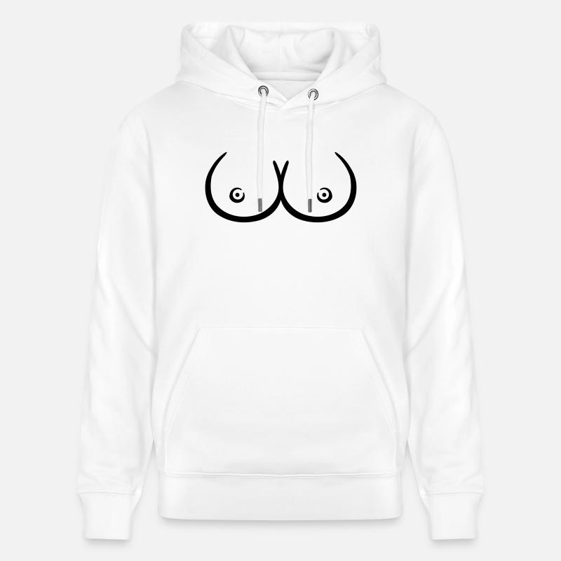 Buste - Sweat à capuche bio CRUISER Stanley/Stella Unisexe - blanc