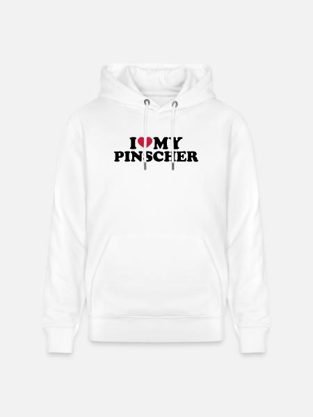 Pinscher - Stanley/Stella Unisex Bio-Hoodie CRUISER  - Weiß