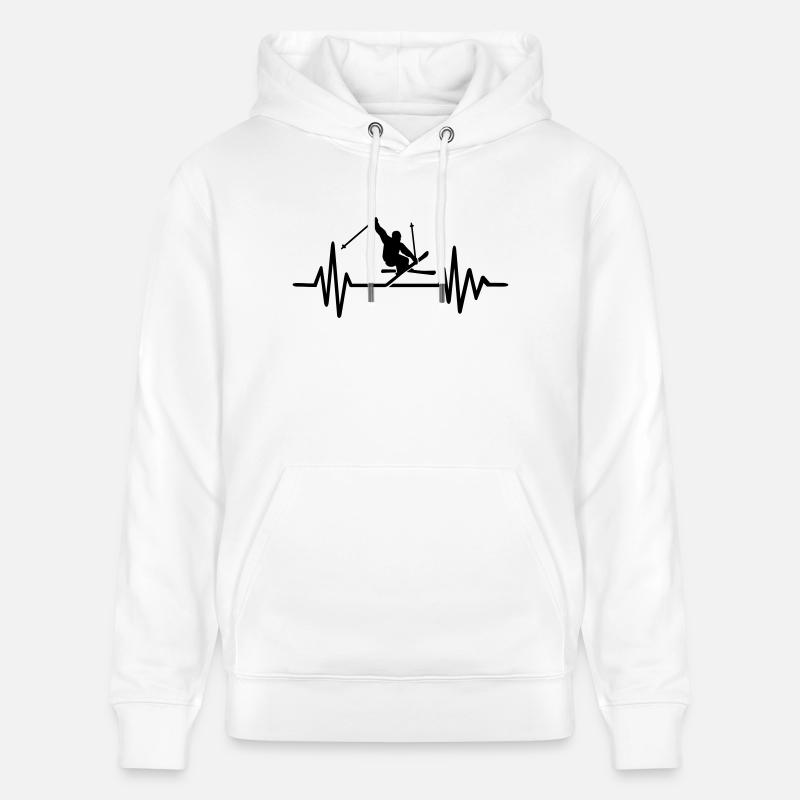 Ski - Sweat à capuche bio CRUISER Stanley/Stella Unisexe - blanc
