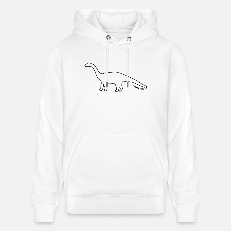 dino - Sweat à capuche bio CRUISER Stanley/Stella Unisexe - blanc