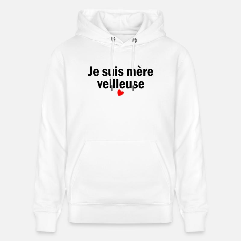 Ich bin Mutter - Stanley/Stella Unisex Bio-Hoodie CRUISER  - Weiß