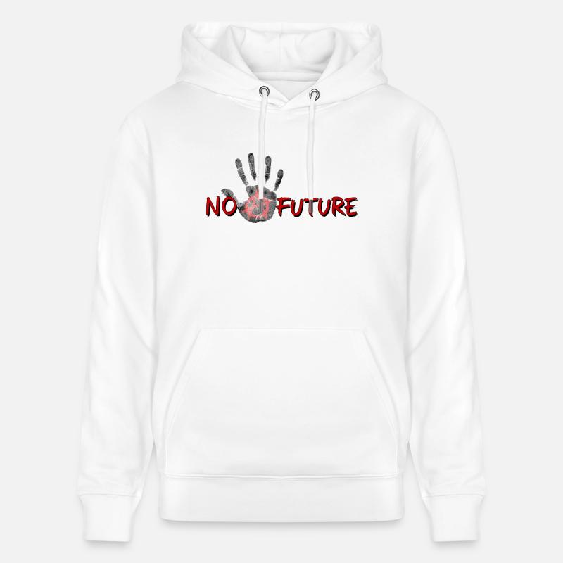 No Future Palm - Stanley/Stella Unisex Bio-Hoodie CRUISER - Weiß