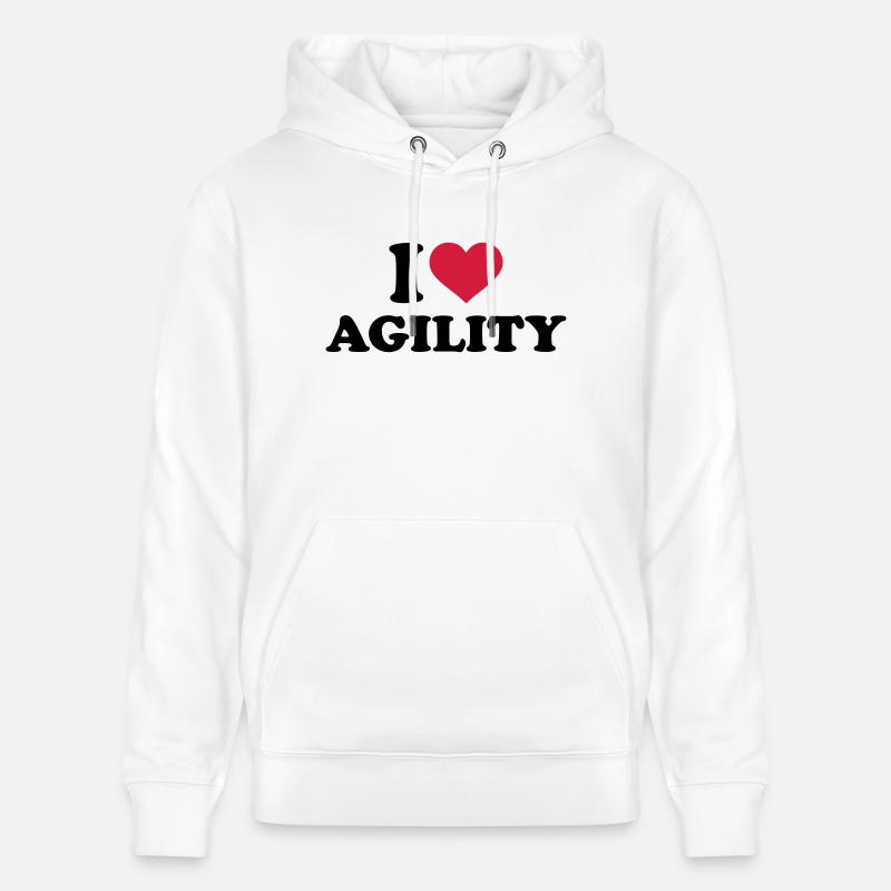 Agility - Stanley/Stella Unisex Bio-Hoodie CRUISER  - Weiß