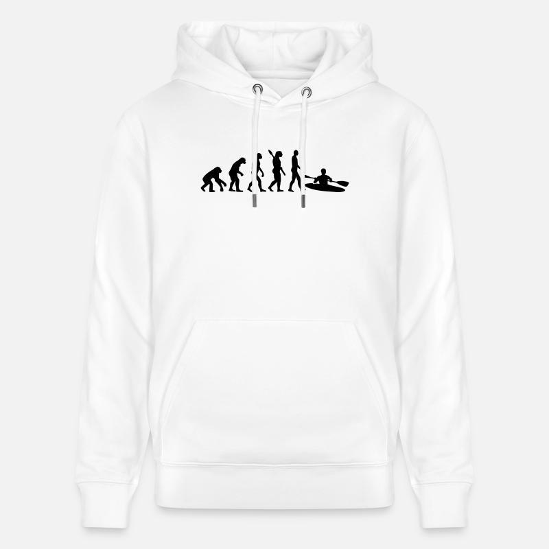 Évolution Kayak - Sweat à capuche bio CRUISER Stanley/Stella Unisexe - blanc