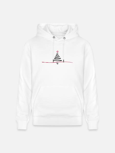 Weihnachten - Weihnachtsbaum - Stanley/Stella Unisex Bio-Hoodie CRUISER - Weiß