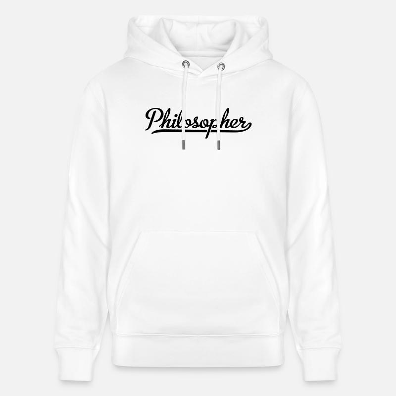 Philosophe - Sweat à capuche bio CRUISER Stanley/Stella Unisexe - blanc