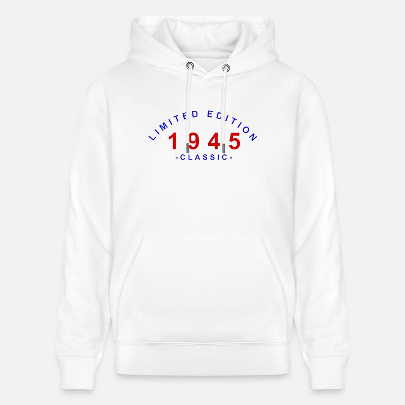 1945, édition limitée - Sweat à capuche bio CRUISER Stanley/Stella Unisexe - blanc