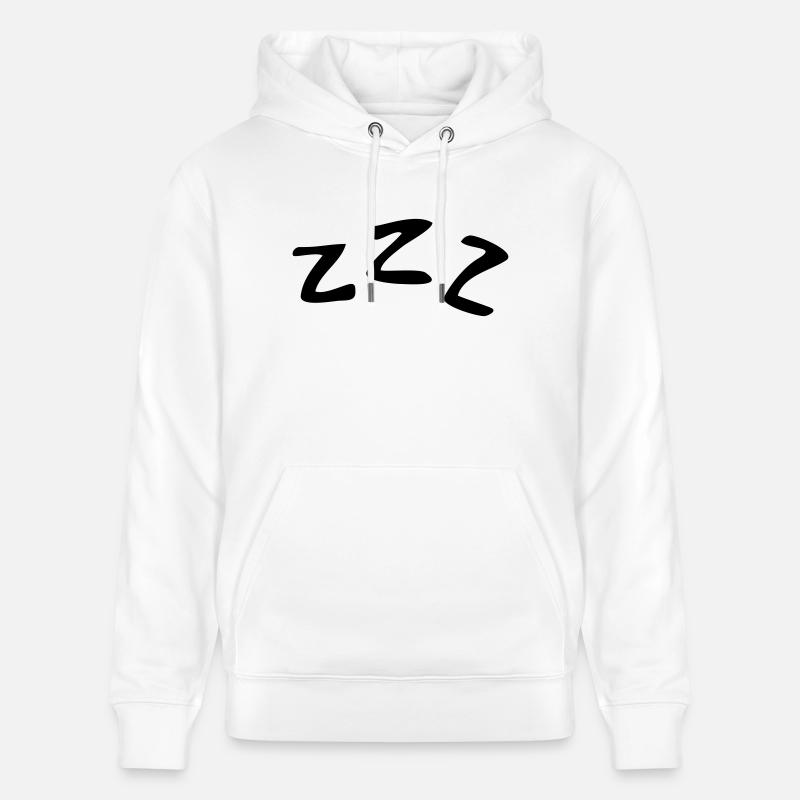 Sleeping ZZZ - Stanley/Stella Unisex Bio-Hoodie CRUISER  - Weiß
