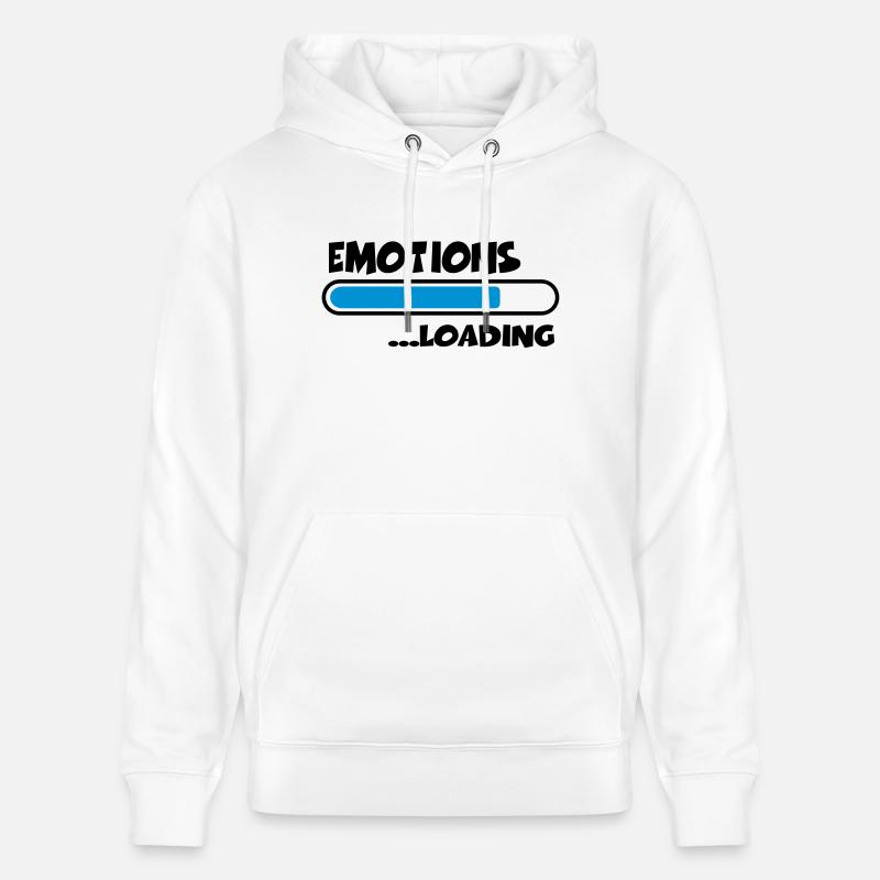 Emotions loading - Stanley/Stella Unisex Bio-Hoodie CRUISER  - Weiß