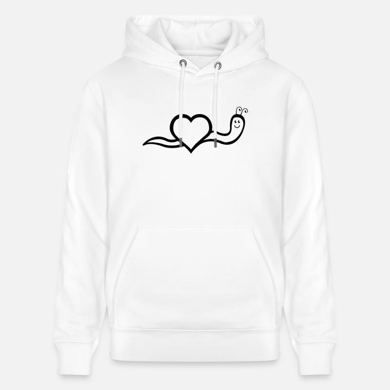 Escargot 01 - Sweat à capuche bio CRUISER Stanley/Stella Unisexe - blanc